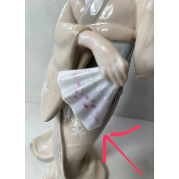 Vintage Toyo Japan Porcelain Geisha Lady Dressed Traditional  Kimono Dress Figur - Picture 7 of 15